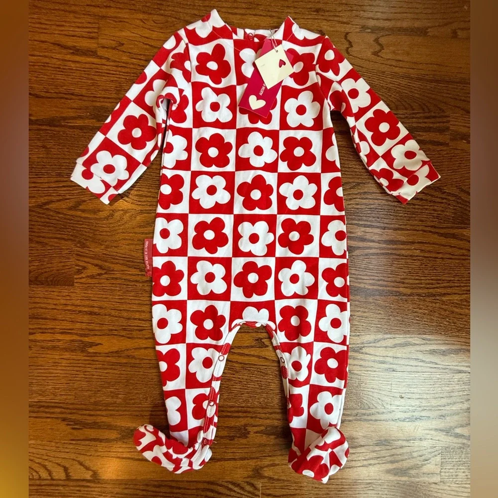 NEW Agatha Ruiz de la Prada Floral Footie 12 Months - Picture 3 of 11